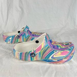 CROCS Out Of This World Swirl Clogs Women’s 9 Men’s 7 Unisex